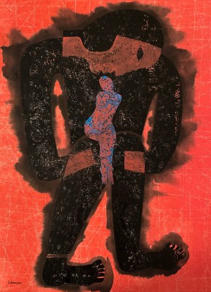 Jolanta JOHNSSON (ur. 1955), Cień ktory czuwa (Nocny strażnik snów), 2024
