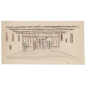 Jerzy Nowosielski, Wnętrze świątyni, l. 60. XX w.