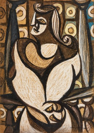 Jerzy Skarżyński, Siedząca postać, 1947