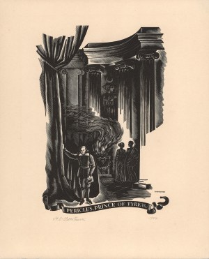 Stanisław Ostoja-Chrostowski, Poeta Gower odsłaniający zasłonę, 1937