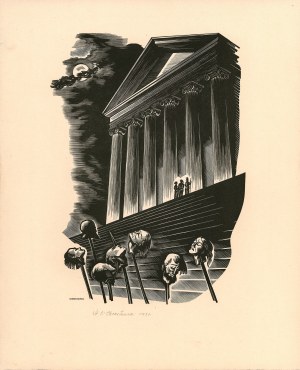 Stanisław Ostoja-Chrostowski, Głowy na włóczniach, 1937