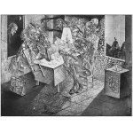 Kacper Bożek, Graphic portfolio The Master and Margarita, 2007 (12 graphics)