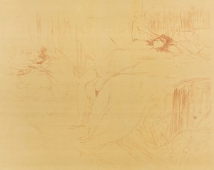 Henri Toulouse-Lautrec, Femme sur le Dos / Lassitude (Kobieta na plecach / Zmęczenie), 1896