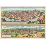 Georg Braun - Frans Hogenberg [Spagna] Toletum, Vallisoletum (Toledo e Valladoli)