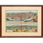 Georg Braun - Frans Hogenberg [Spagna] Toletum, Vallisoletum (Toledo e Valladoli)