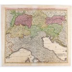 Johann Baptist Homann [Europa centrale - Austria - Germania] Danubii fluminis a fontibus prope Doneschingam…