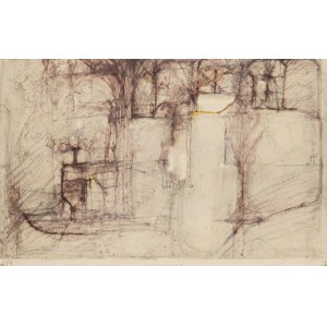 Jerzy Stajuda (1936 Warsaw - 1992 Warsaw), Abstract composition