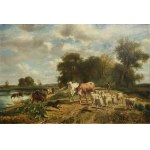 Lucjan PRZEPIÓRSKI (1830-1911), On the way to the homestead