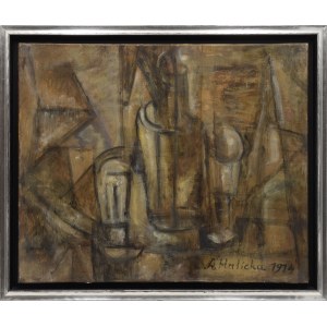 Alicja HALICKA (1894-1975), Still life with decanter