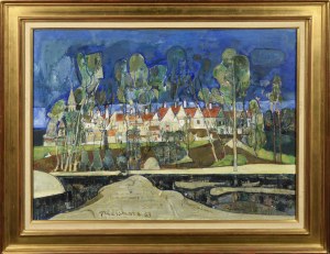 Joseph PRESSMANE (1904-1967), Miasteczko, 1959