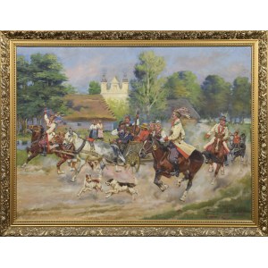 Jerzy KOSSAK (1886-1955), Krakovská svadba, 1945