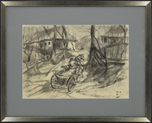 Zygmunt JÓZEFCZYK (1881-1966), Wozem przez wieś