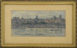 Tadeusz CIEŚLEWSKI (1870-1956) - ojciec, Panorama Warszawy od strony Pragi