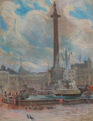 Władysław SERAFIN (1905-1988), Kolumna Nelsona na Trafalgar Square