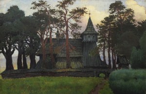 Ludwik LESZKO (1890-1957), Kościółek w Dębnie, ok. 1936