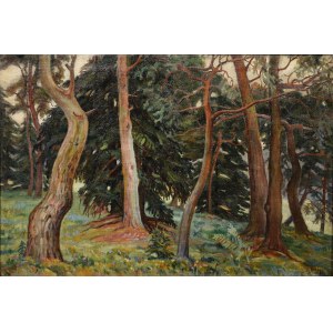 Emil KRCHA (1894-1972), Landscape with Trees
