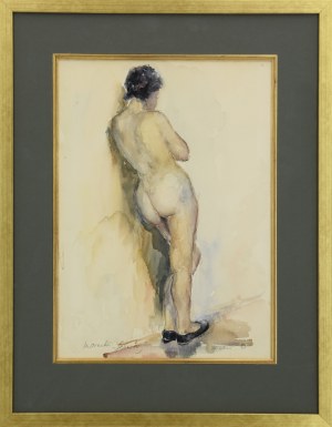 Mieczysław SERWIN-ORACKI (1912-1977), Akt stojącej kobiety, 1938