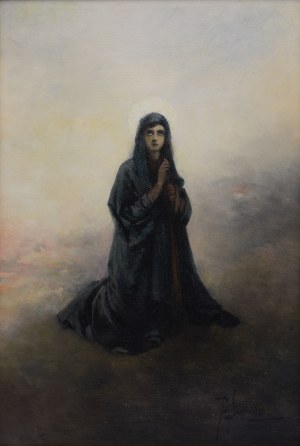 Piotr STACHIEWICZ (1858-1938), Madonna - modlitwa, 1884