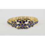 Bracelet with sapphires