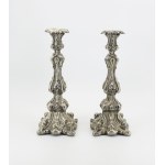 A pair of candlesticks