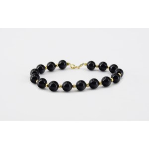 Bracelet with onyxes