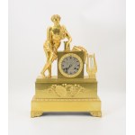 Mantel clock with the figure of Apollo