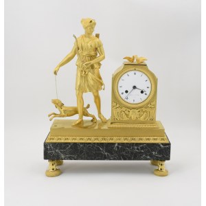 FIRMA LEFEVRE - sukcesorzy firmy zegarmistrzowskiej de DE BELLE a PARIS, Zegar z postacią Diany (Artemidy)