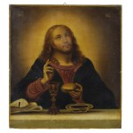 Icon - Jesus Christ of the Eucharist "Christ with bread and wine".