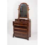 Louis Philippe style dresser on a chest of drawers