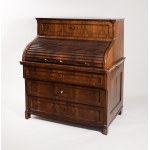 Cylindrical secretary in the style of Louis Philippe