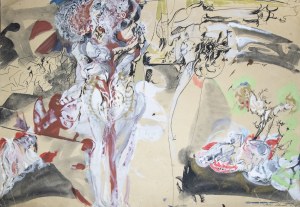 Zdzisław Lachur (1920-2007), Z cyklu wędrówki ludzi III, ok. 1970r.