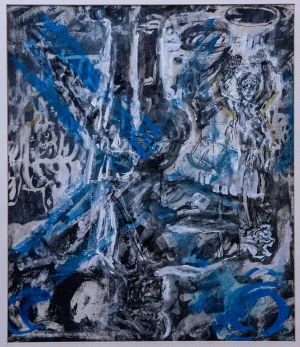 Zdzisław Lachur (1920-2007), Kompozycja w błękicie