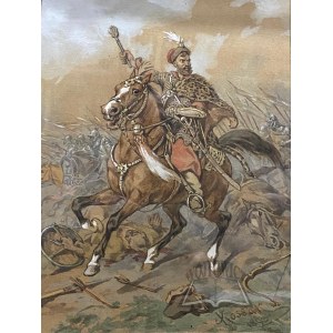 KOSSAK Juliusz (1824 Nowy Wisnicz - 1899 Krakow), Cossack Ataman.