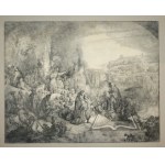 NORBLIN Jan Piot (1745 - 1830), Kazanie św. Jana Chrzciciela wg Rembrandta.