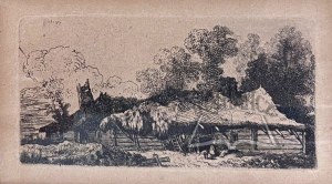 NORBLIN Jan Piotr (1745 - 1830), Chłopska zagroda.