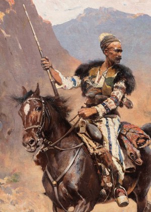 Tadeusz Ajdukiewicz (1852-1916), Jeździec wschodni, 1898