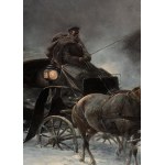 Jan Konarski (1850-1918), Journey in the Winter Evening