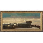Julian Fałat (1853-1929), River bend in winter, 1907