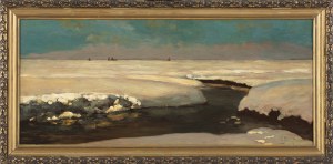 Julian Fałat (1853-1929), Zakole rzeki zimą, 1907