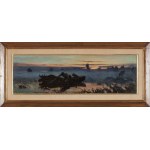 Julian Fałat (1853-1929), From Polesie. After an elk hunt, ca. 1907