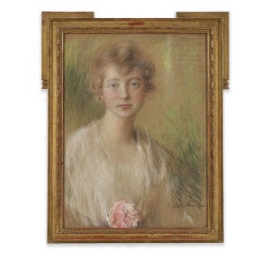 Teodor Axentowicz (1859-1938), Bildnis einer Frau