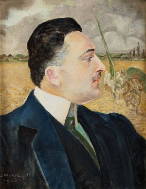 Jacek Malczewski (1854-1929), Portret hrabiego Jana Szembeka, 1906