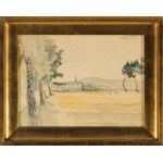 Jacek Malczewski (1854-1929), Landscape with a church, 1923