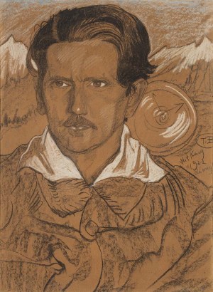 Stanisław Ignacy Witkiewicz (1885-1939) (Witkacy), Portret Jerzego Mieczysława Rytarda, 1922