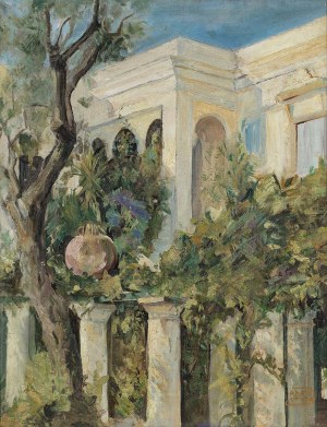 Adam Styka (1890-1959), Widok na Willę Certosella na Capri