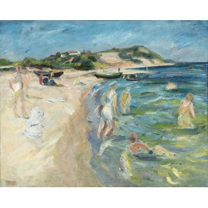 Waldemar Rösler (1882-1916), Badende am Strand, ca. 1912-1914