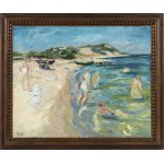 Waldemar Rösler (1882-1916), Badende am Strand, ca. 1912-1914