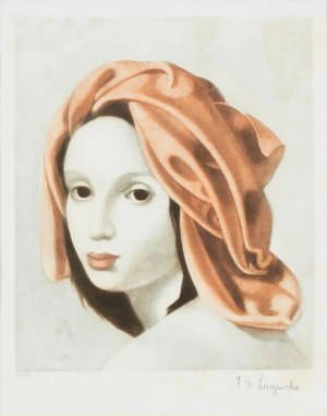 Tamara Łempicka (1898-1980), Kobieta w pomarańczowym turbanie, ok. 1956