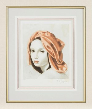 Tamara Łempicka (1898-1980), Kobieta w pomarańczowym turbanie, ok. 1956
