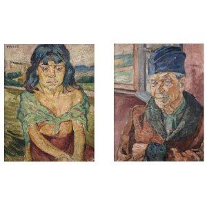 Mela Muter (1876-1967), Portret dziewczynki / Portret mężczyzny